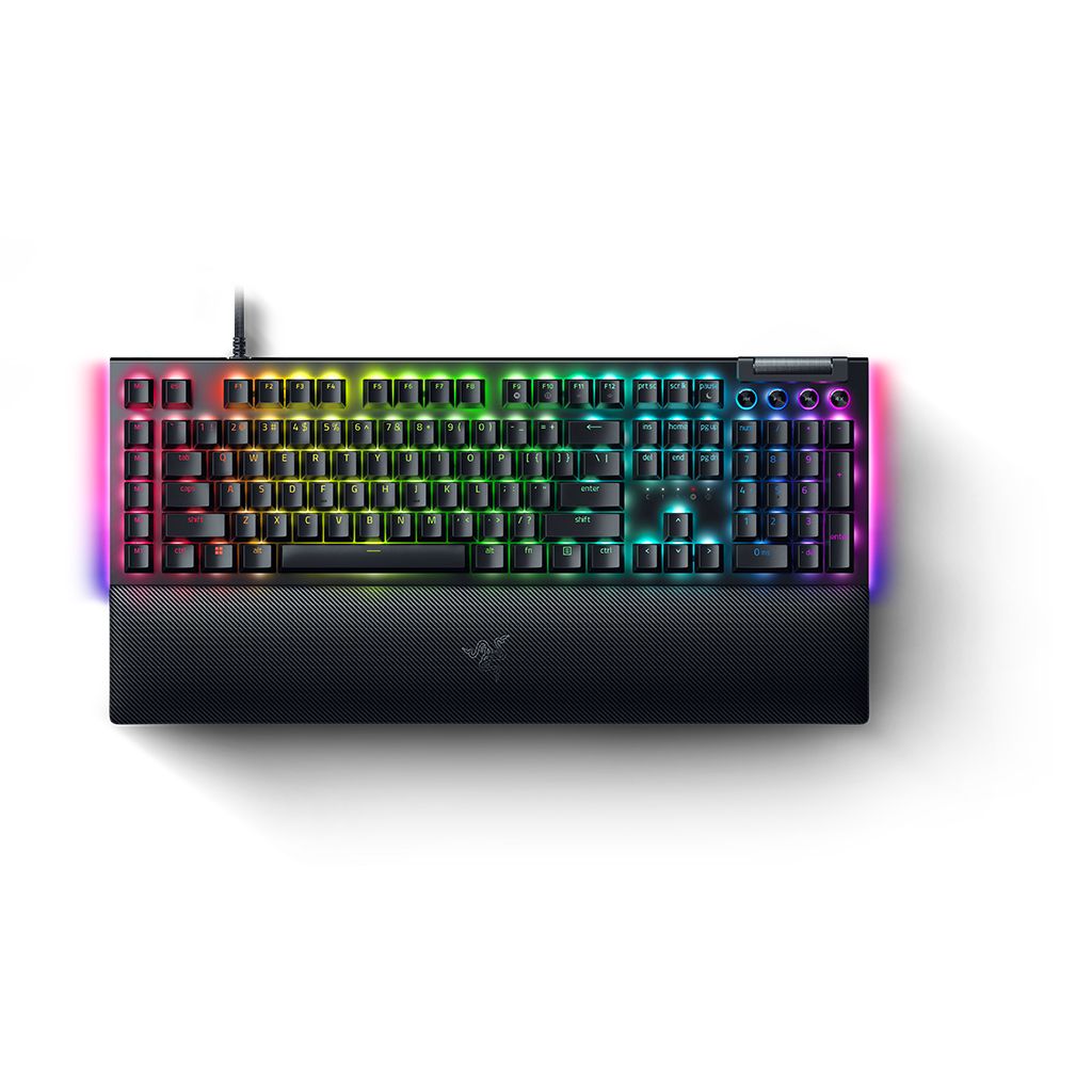 RAZER Tipkovnica BlackWidow V4, zelena stikala, US SLO g.