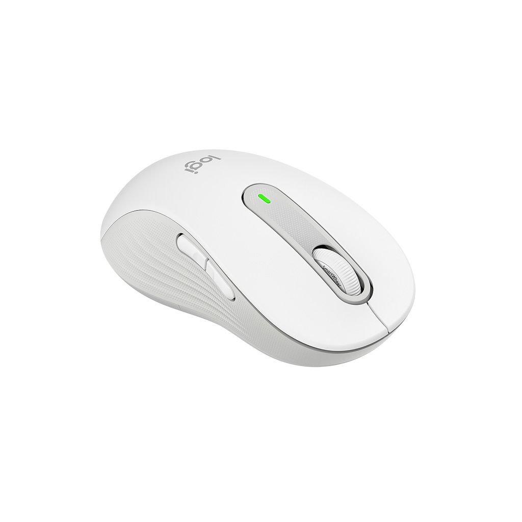 LOGITECH miška Signature M650, velikost L, Bluetooth, LEFT - bela