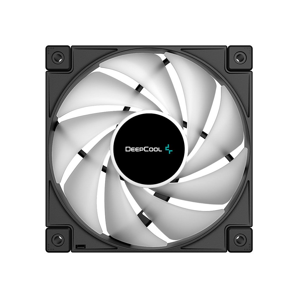 DEEPCOOL ventilator za ohišje FC120 3 v 1, ARGB, PWM, 120mm, 3 Pack, črn