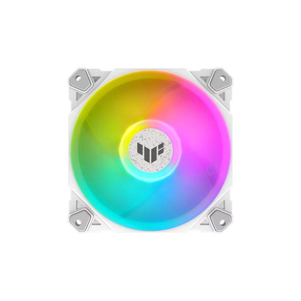 ASUS Ventilator za ohišje TUF Gaming TF120 RGB, PWM, 120mm, 3 Pack + kontroler, bel