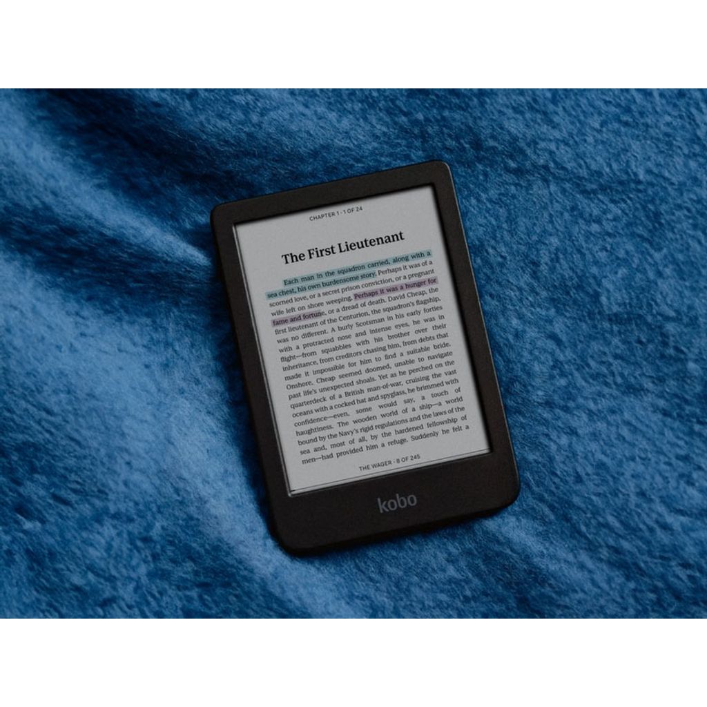 KOBO E-bralnik Clara Colour, 6'' Touch, 16GB, WiFi, črn