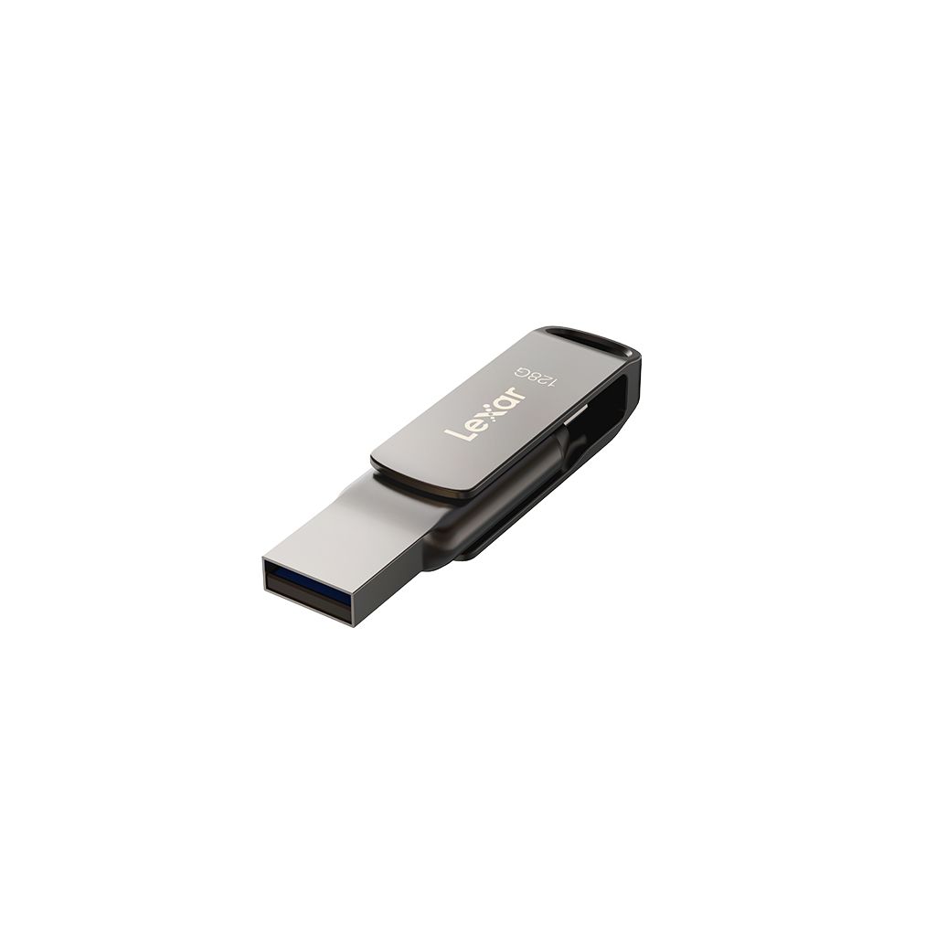 LEXAR USB ključek JumpDrive Dual Drive D400, 128GB, USB 3.1 Type-C, 130 MB/s