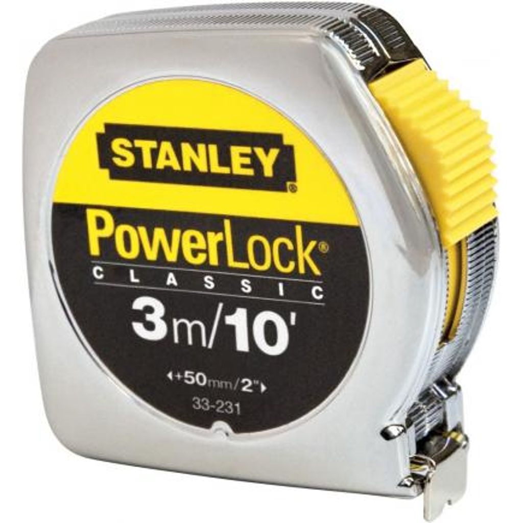 STANLEY meter POWERLOCK ABS Stanley 0-33-203 -  3m metrični/colski