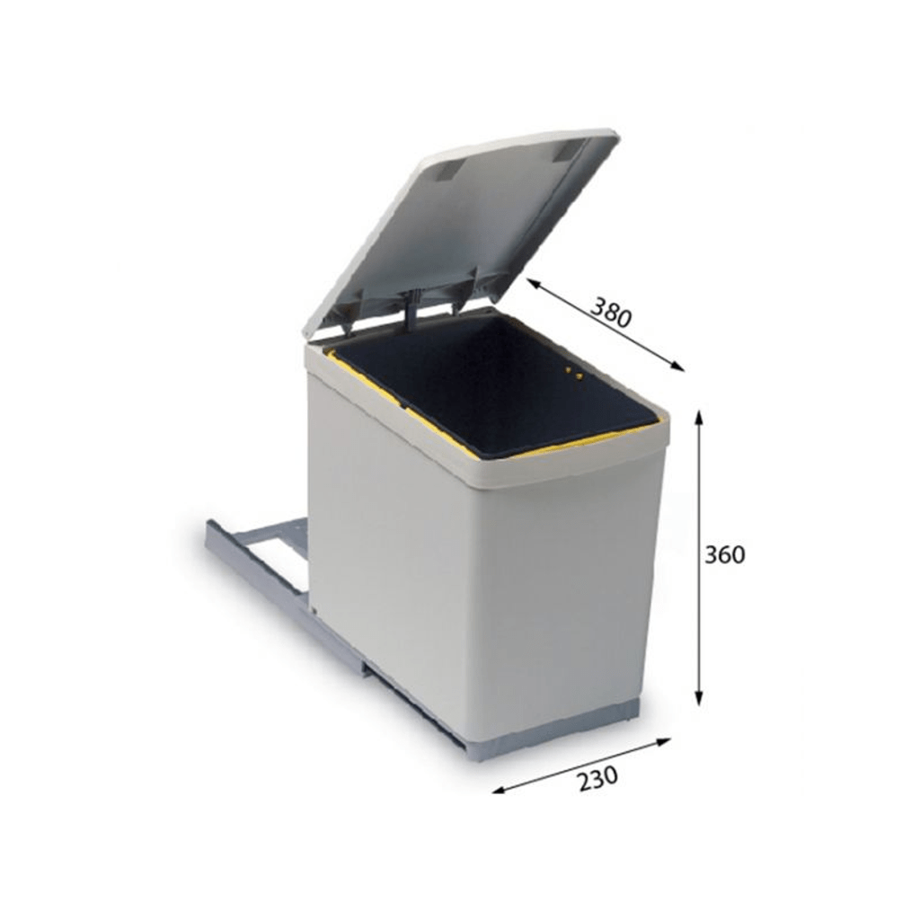ALVEUS sistem za ločevanje odpadkov z enojno posodo (16 lit) - ALBIO 10 (1090331)