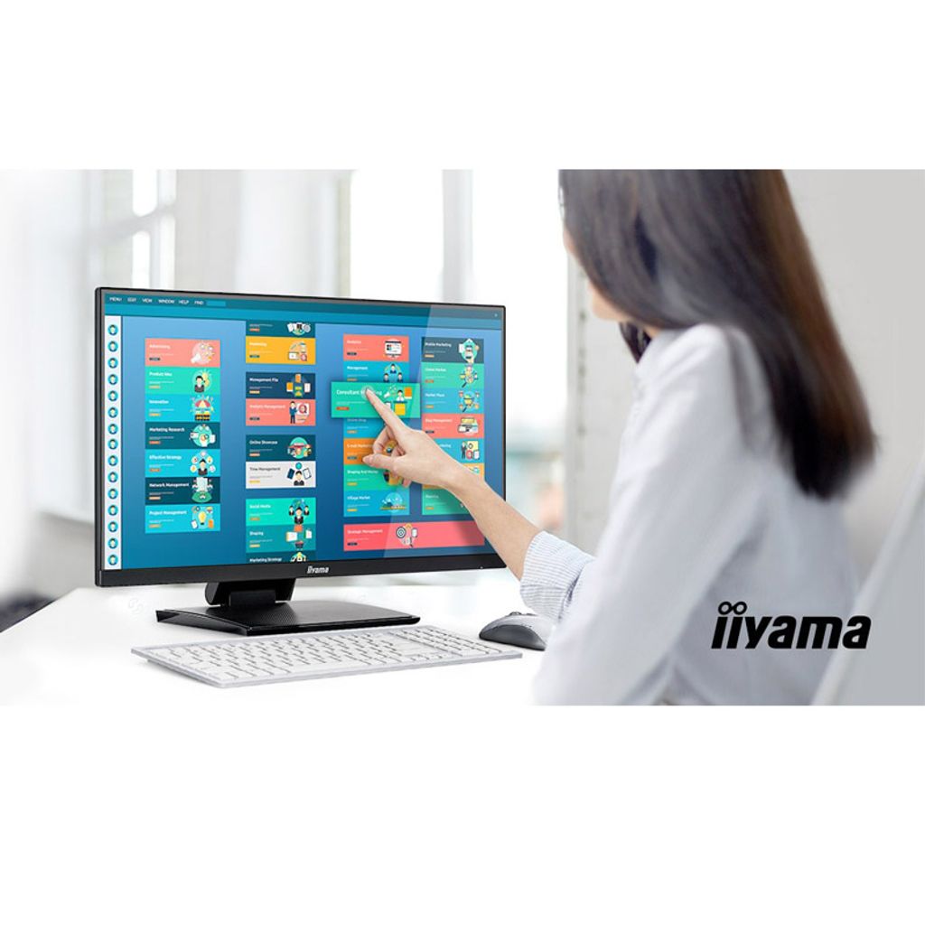 IIYAMA monitor na dotik z zvočniki ProLite T2454MSC-B1AG