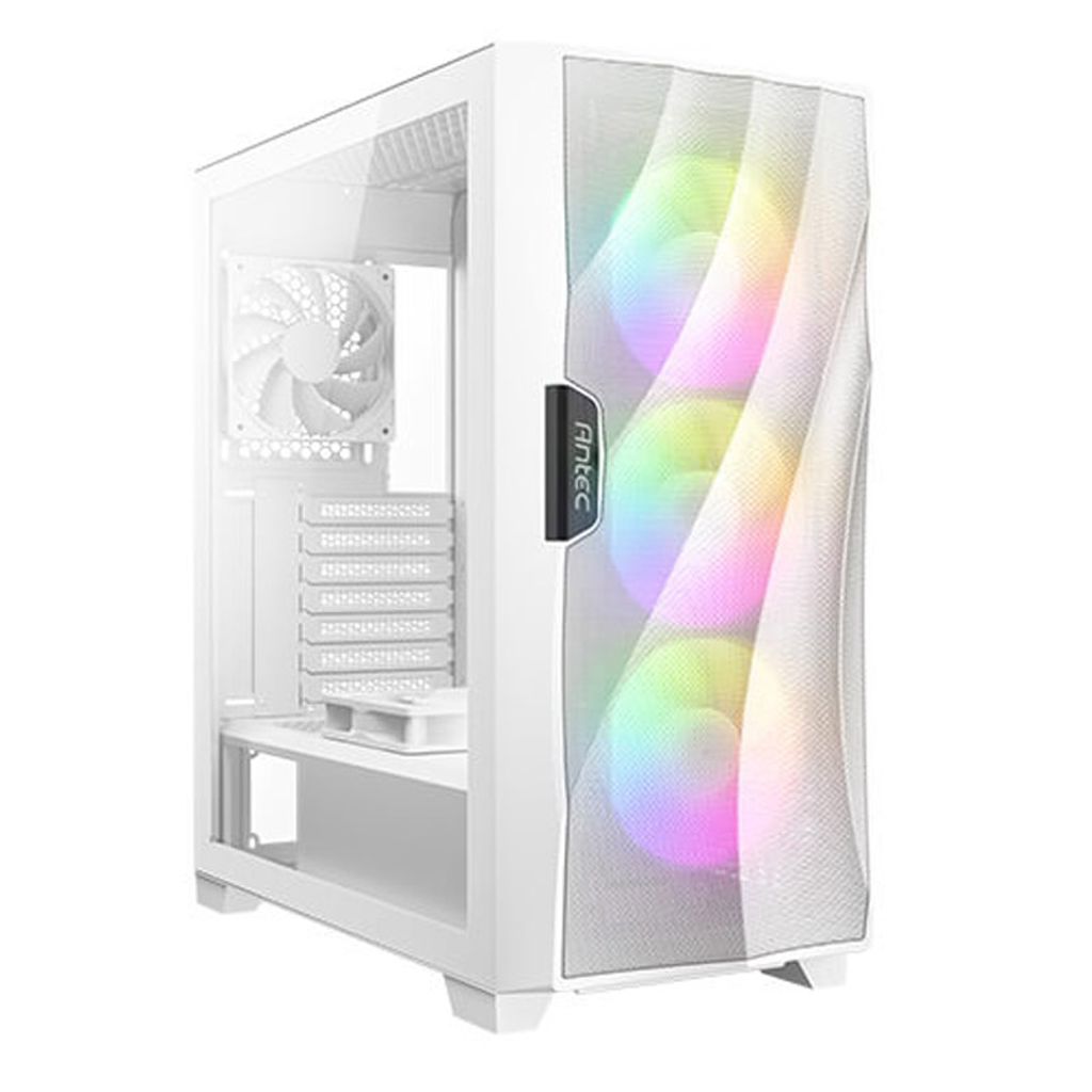 ANTEC  gaming okno belo ohišje DF700FLUX white mid-Tower RGB (0-761345-80074-7)