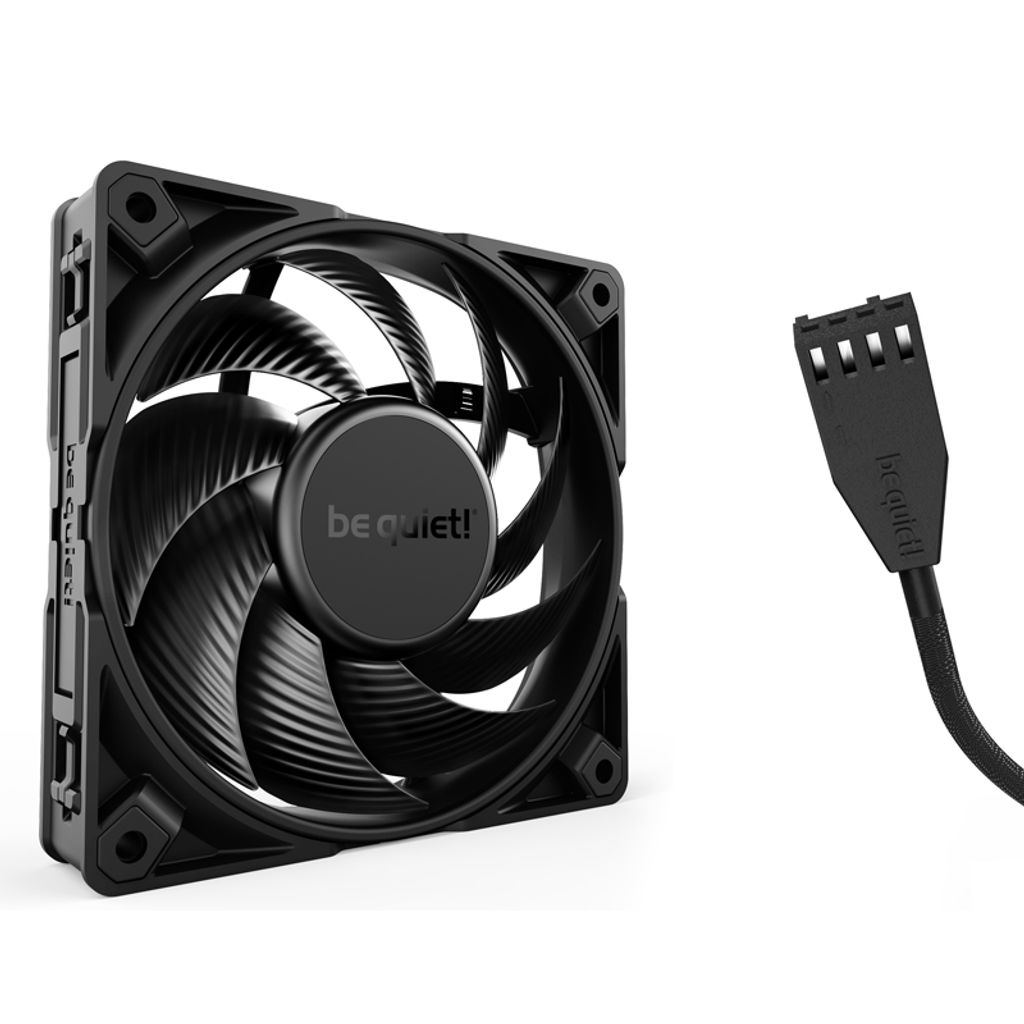 BE QUIET! ventilator Silent Wings PRO 4 (BL098) 120mm 4-pin PWM črn