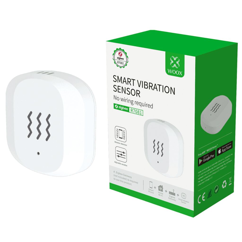 WOOX Smart WiFi pametni senzor vibracij R7081 
