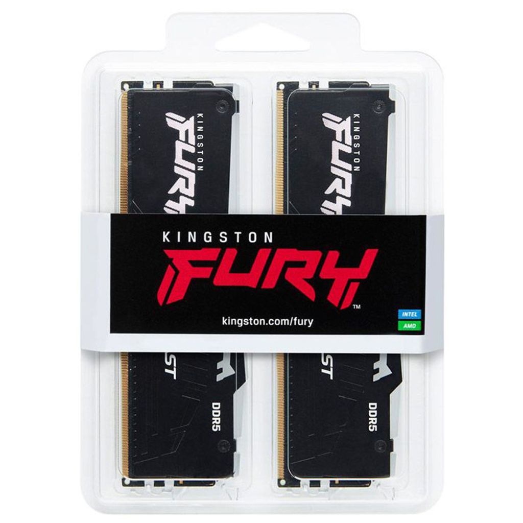 KINGSTON Fury Beast 16GB (2x16GB) 6000MT/s DDR5 CL36 EXPO (KF560C36BBEAK2-16) RGB ram pomnilnik