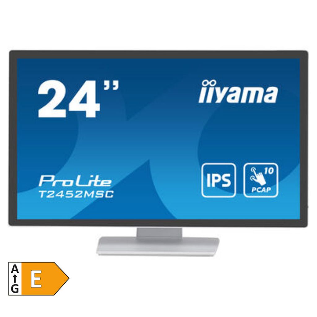 IIYAMA ProLite T2452MSC-W1 60,5cm (23,8") FHD IPS LED zvočniki na dotik beli interaktivni zaslon