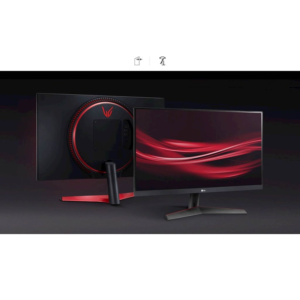 LG Monitor 24GN60R-B Gaming, 23,8", IPS, 144Hz, 16:9, 1920x1080, HDMI, DP