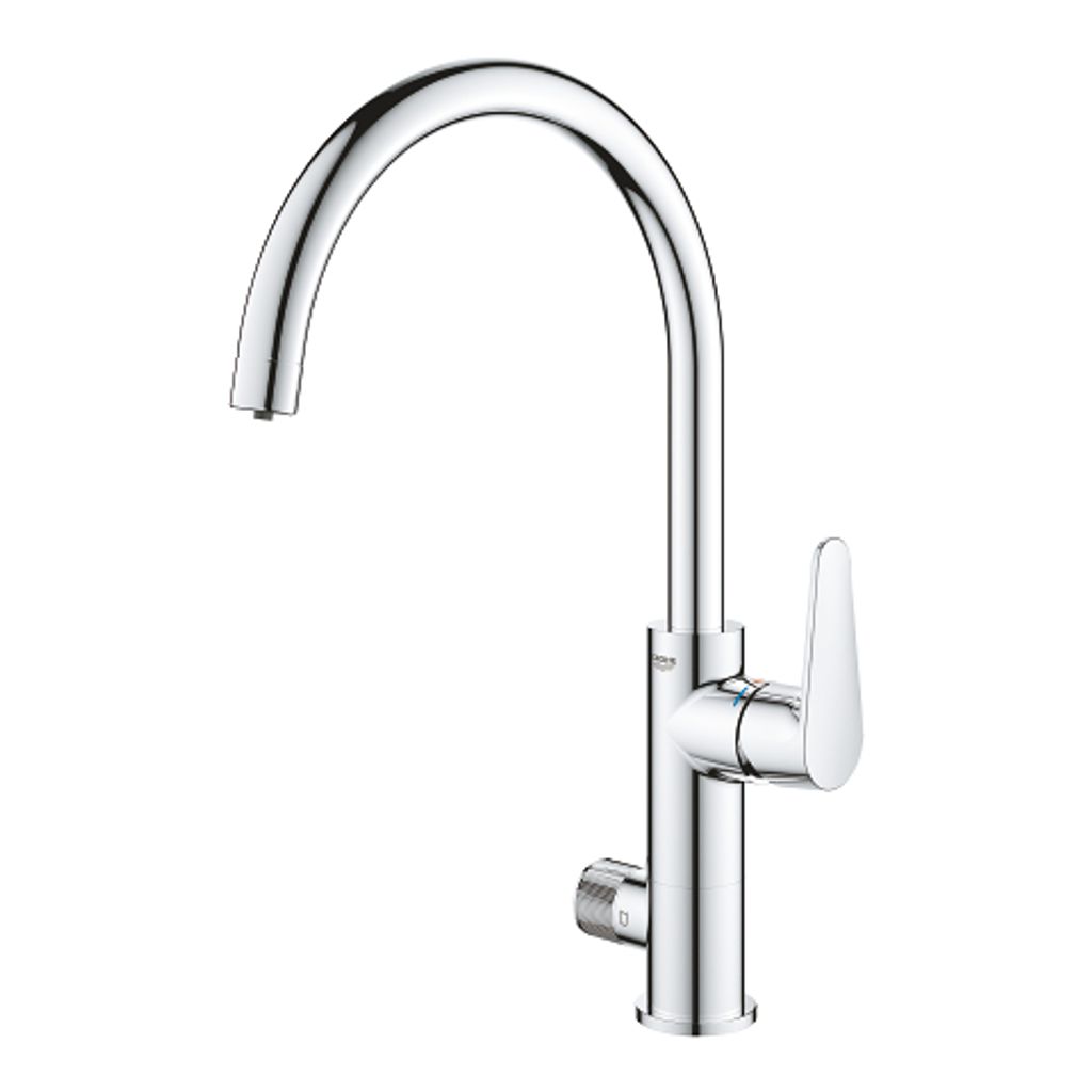 GROHE kuhinjska enoročna mešalna armatura s filtrirno funkcijo Blue Pure BauCurve