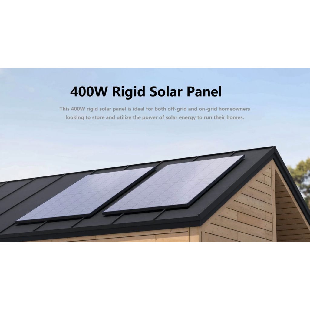 ECOFLOW 2x400W fiksna panela solarnih sončnih celic 