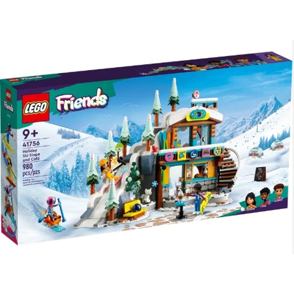 LEGO® FRIENDS Počitniške bele strmine in kavarna 41756