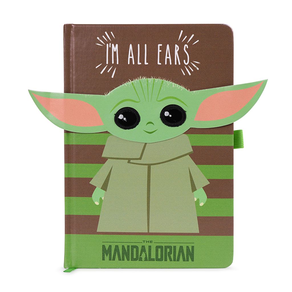 PYRAMID beležka STAR WARS: THE MANDALORIAN (I'M ALL EARS GREEN)