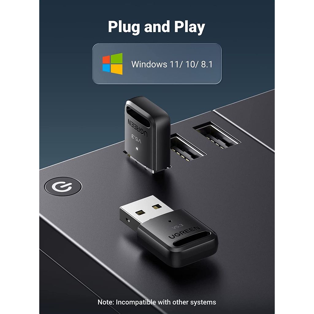 UGREEN USB adapter za Bluetooth V5.3