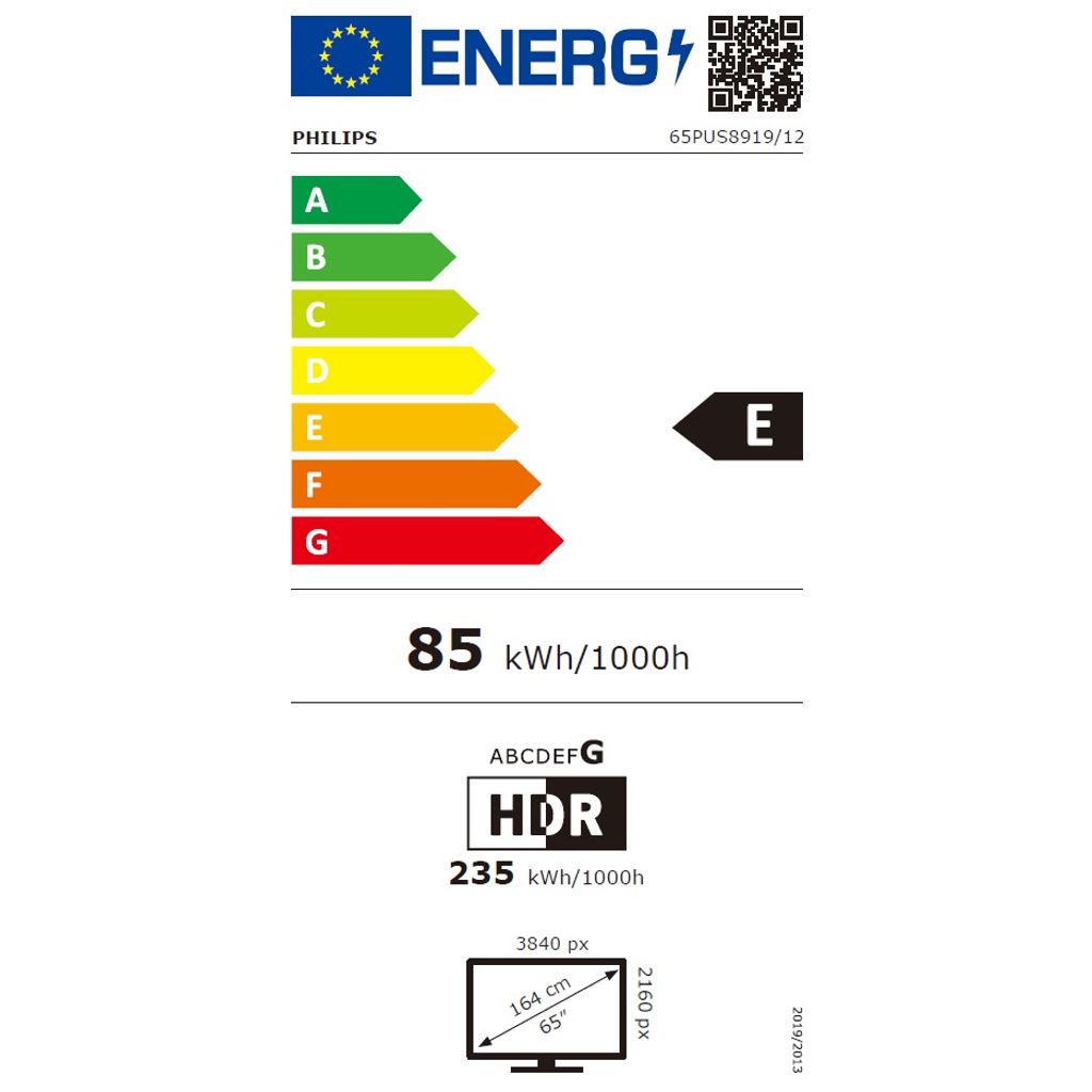 PHILIPS televizija LED 65PUS8919