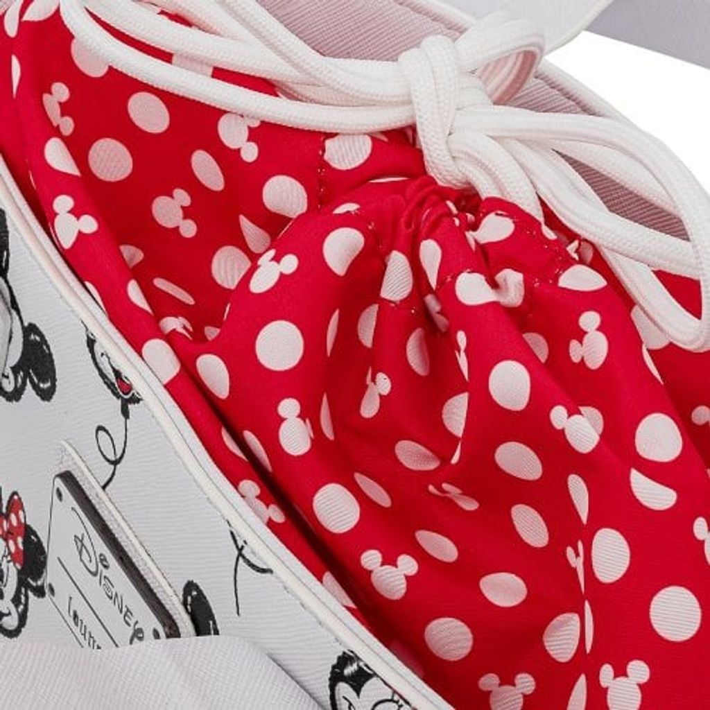 LOUNGEFLY ročna torbica Disney Mickey-Minnie Balloons Aop