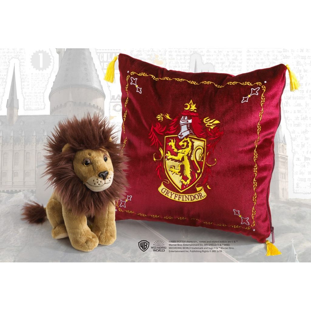 NOBLE COLLECTION maskota in blazina HARRY POTTER PLUSHES GRYFFINDOR HOUSE 