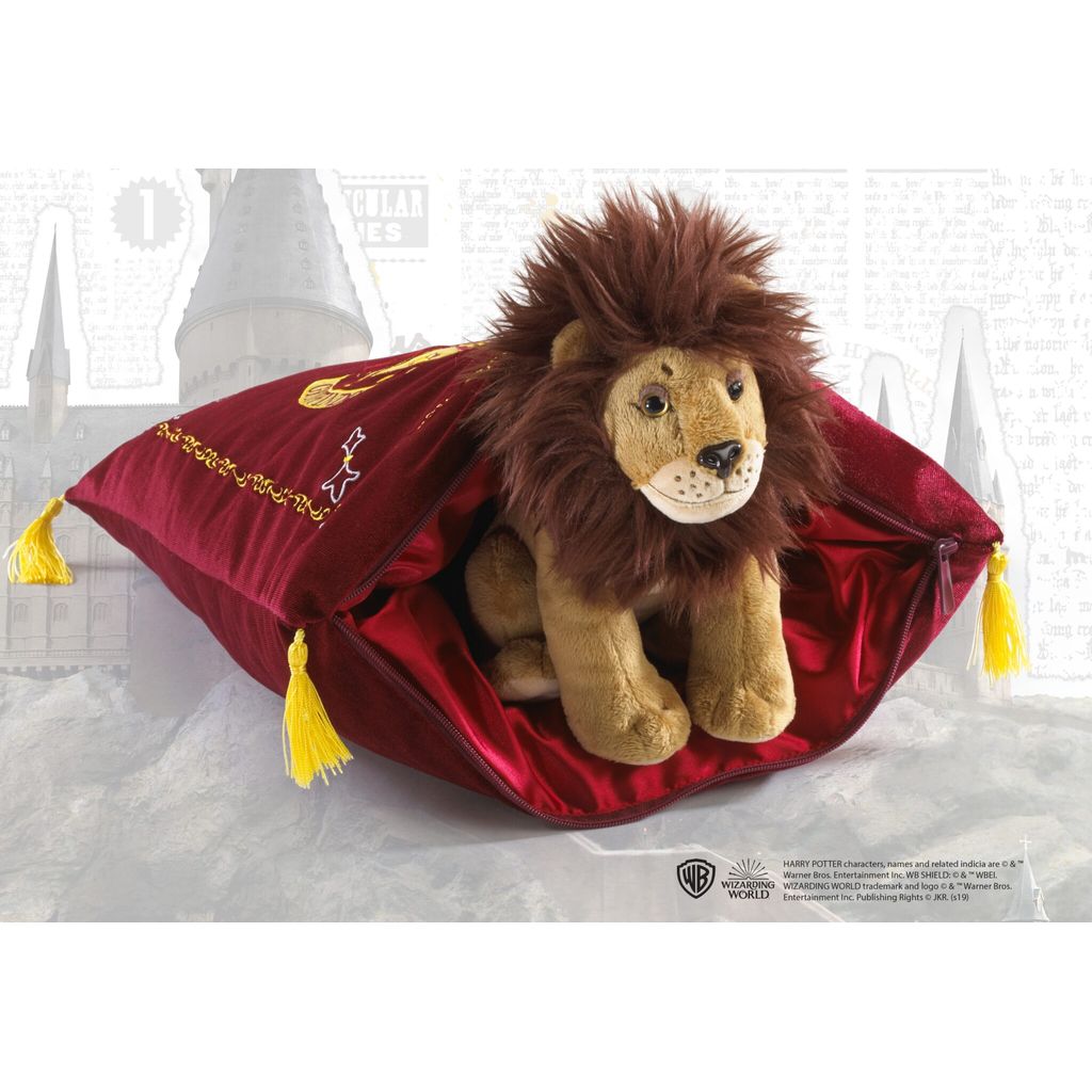 NOBLE COLLECTION maskota in blazina HARRY POTTER PLUSHES GRYFFINDOR HOUSE 