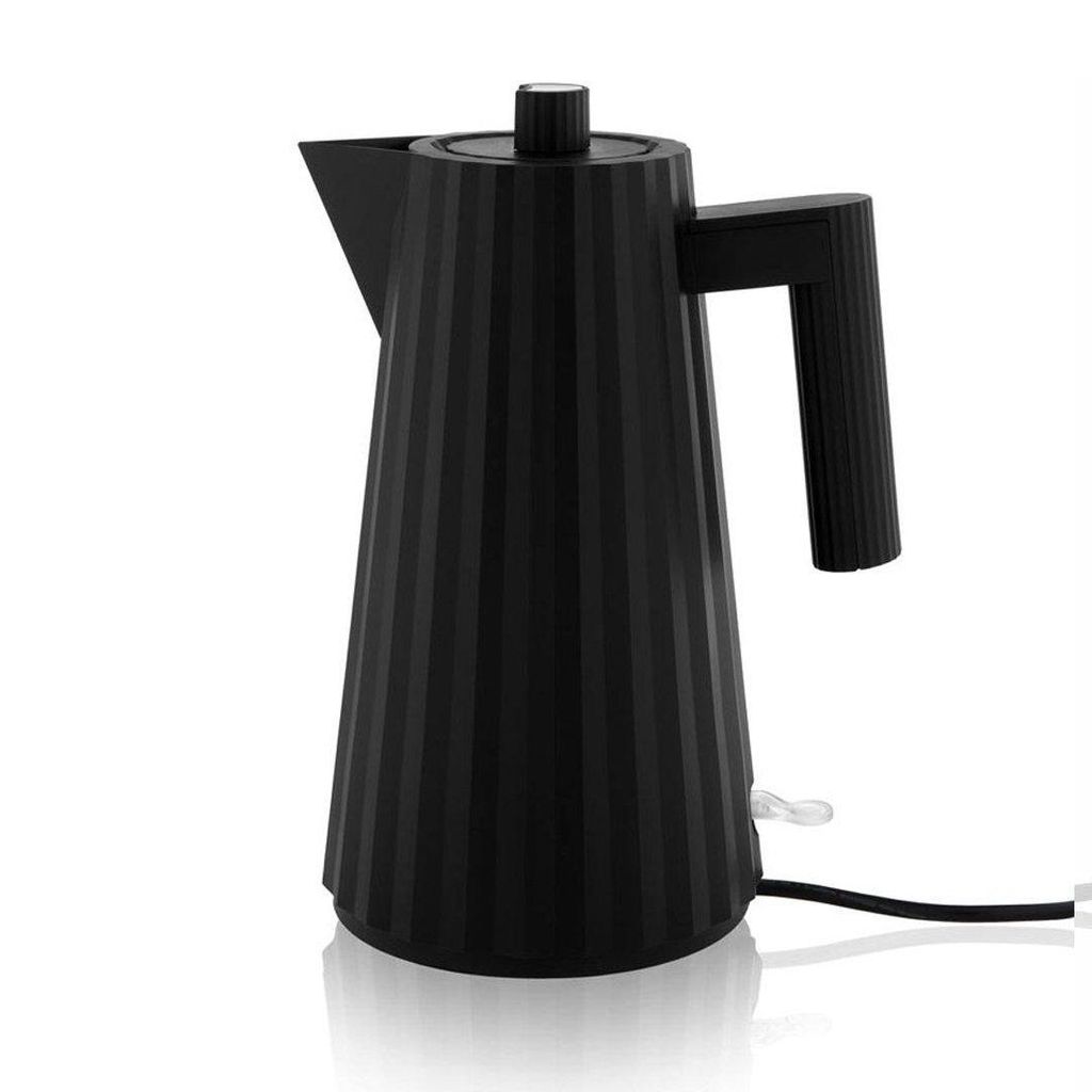 ALESSI Plisse grelnik vode 1,7l / 2400W / črn / termoplastika