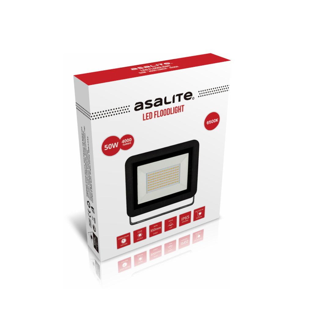 ASALITE LED reflektor 50W 6500K, 4000Lm