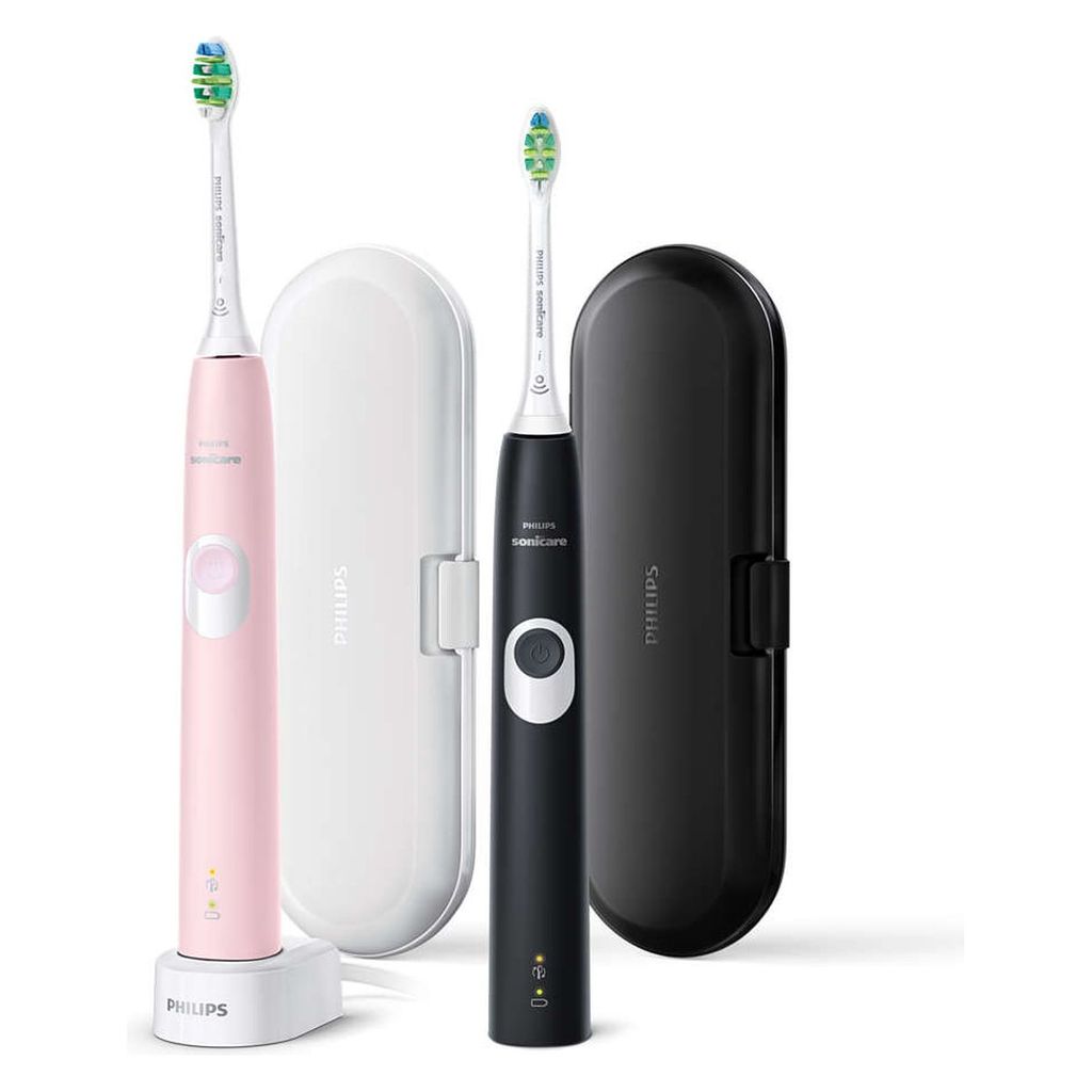 SONICARE zobna ščetka ProtectiveClean 4300 HX6800/35 - dvojna, črna/roza