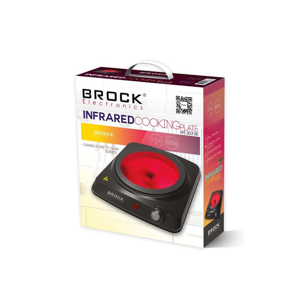 BROCK infrardeča kuhalna plošča - HPI 3001 BK