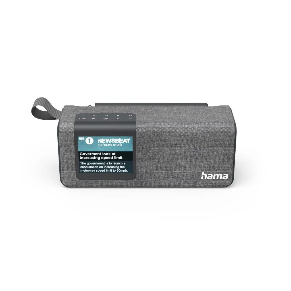 HAMA Digitalni radio "DR200BT", FM/DAB/DAB+/Bluetooth®/delovanje na baterijo