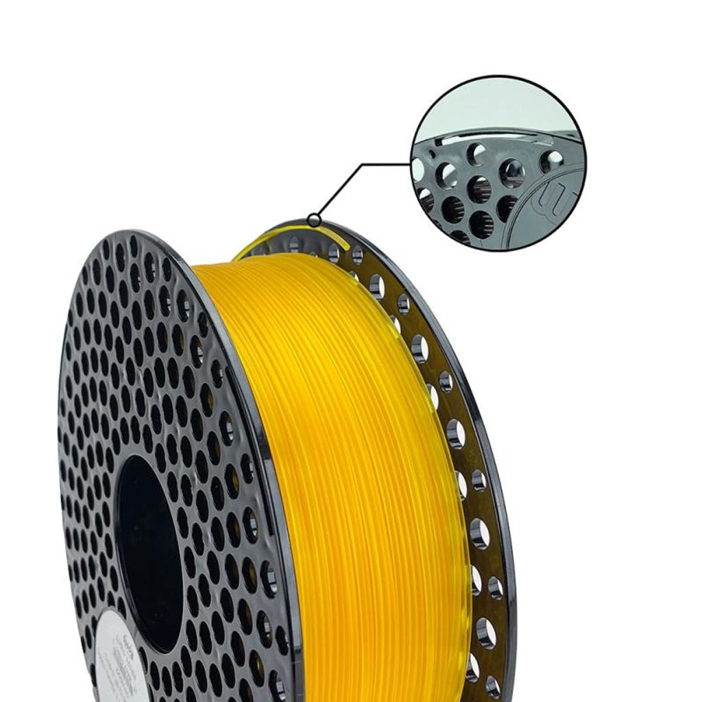 AZUREFILM Filament PLA TRANSPARENT, 1.75mm, 1kg, r umen