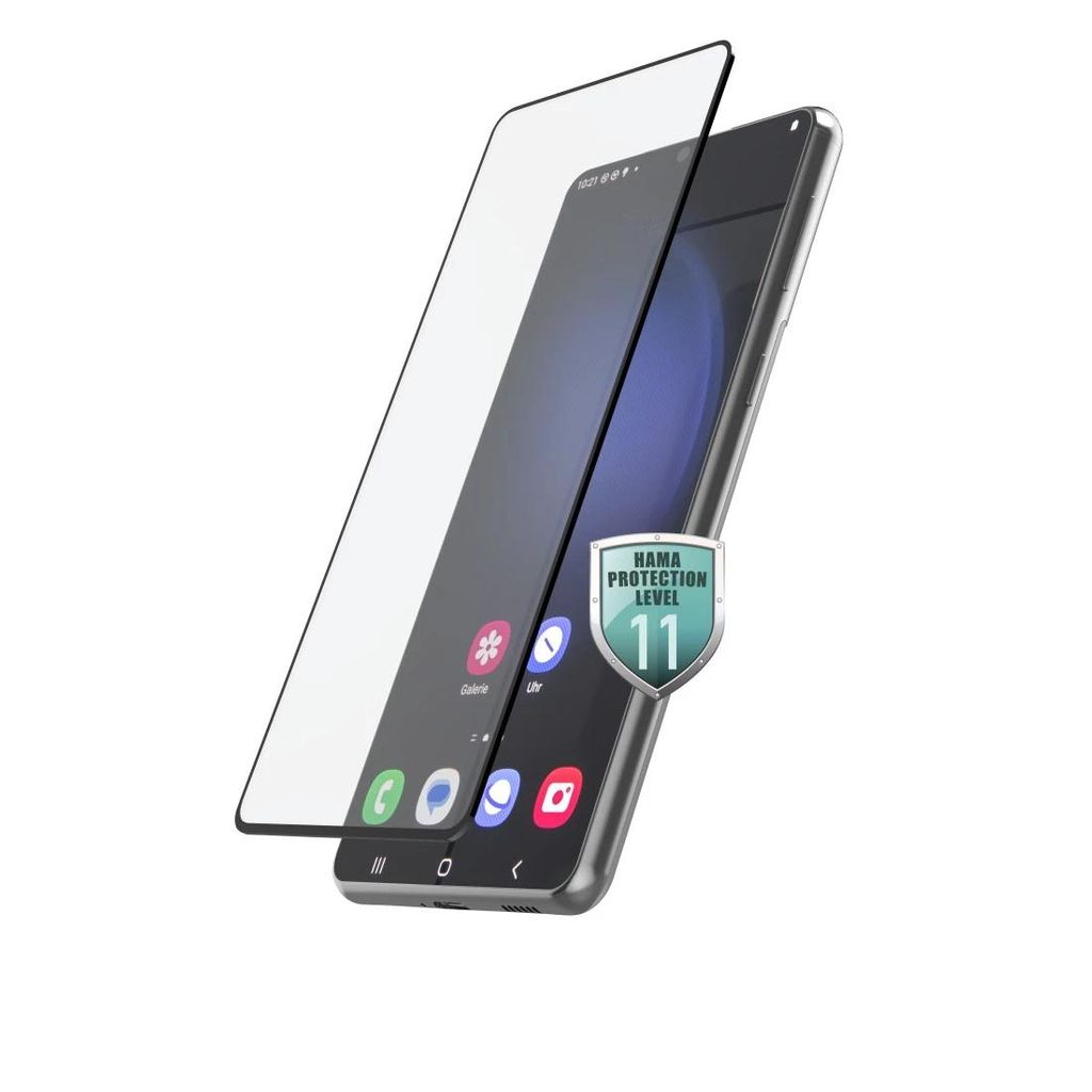 HAMA 3D celozaslonsko zaščitno steklo za Samsung Galaxy S22/S23, črno