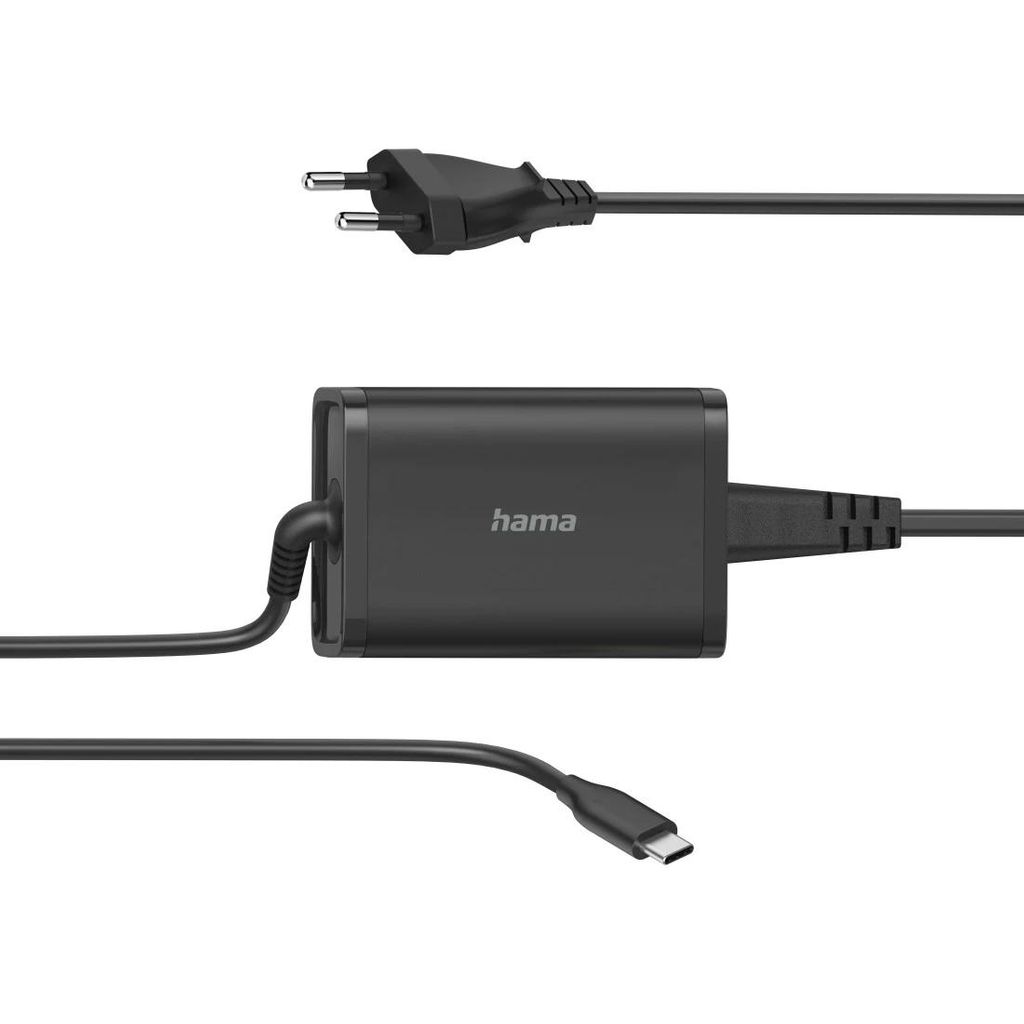 HAMA Univerzalni napajalnik USB-C, Power Delivery (PD), 5-20V/65W