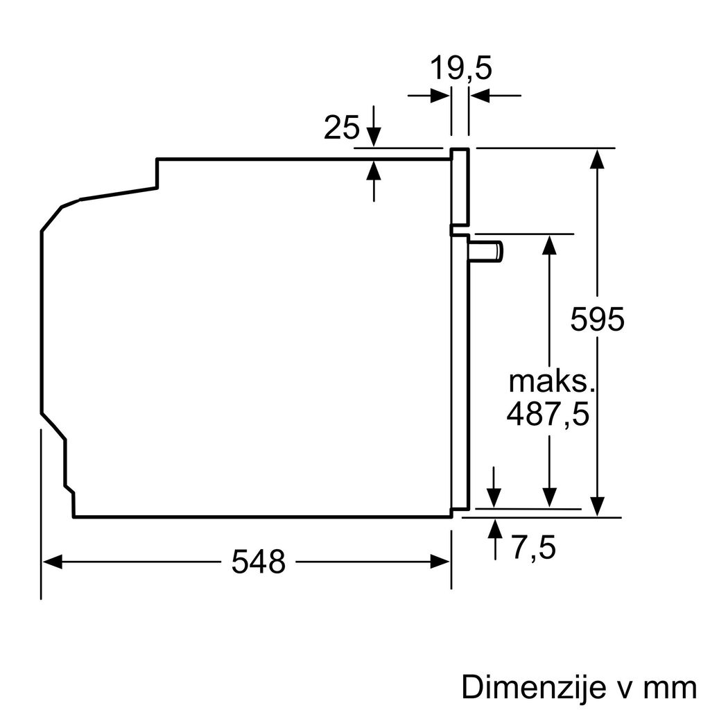 BOSCH vgradna pečica HBA5360S0 - razstavni eksponat