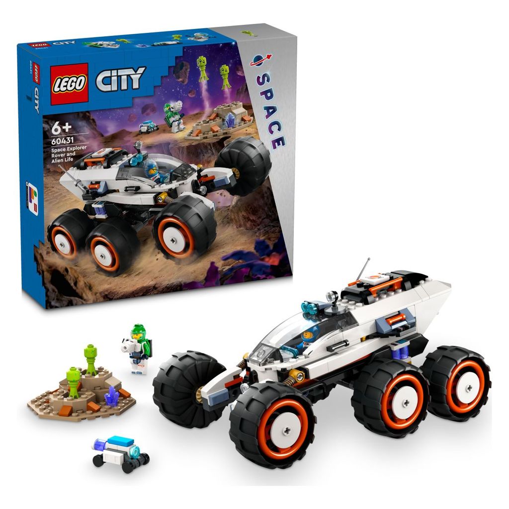 LEGO CITY  60431 Raziskovalni rover in vesoljsko življenje