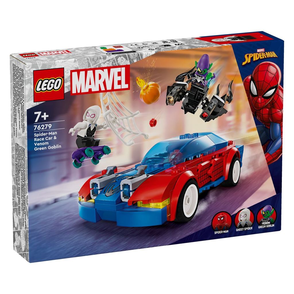 LEGO® SUPER HEROES 76279 Spider-Manov dirkalnik in Venomiziran Green Goblin