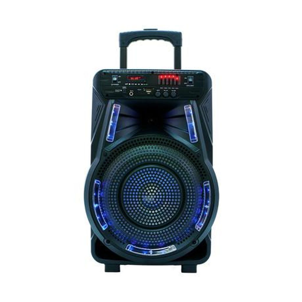 MANTA SPK5033, Karaoke zvočni sistem, prenosni/voziček, vgrajena baterija, Bluetooth 5.0, USB/MP3/SD/RADIO FM, Disco LED lučke, TWS