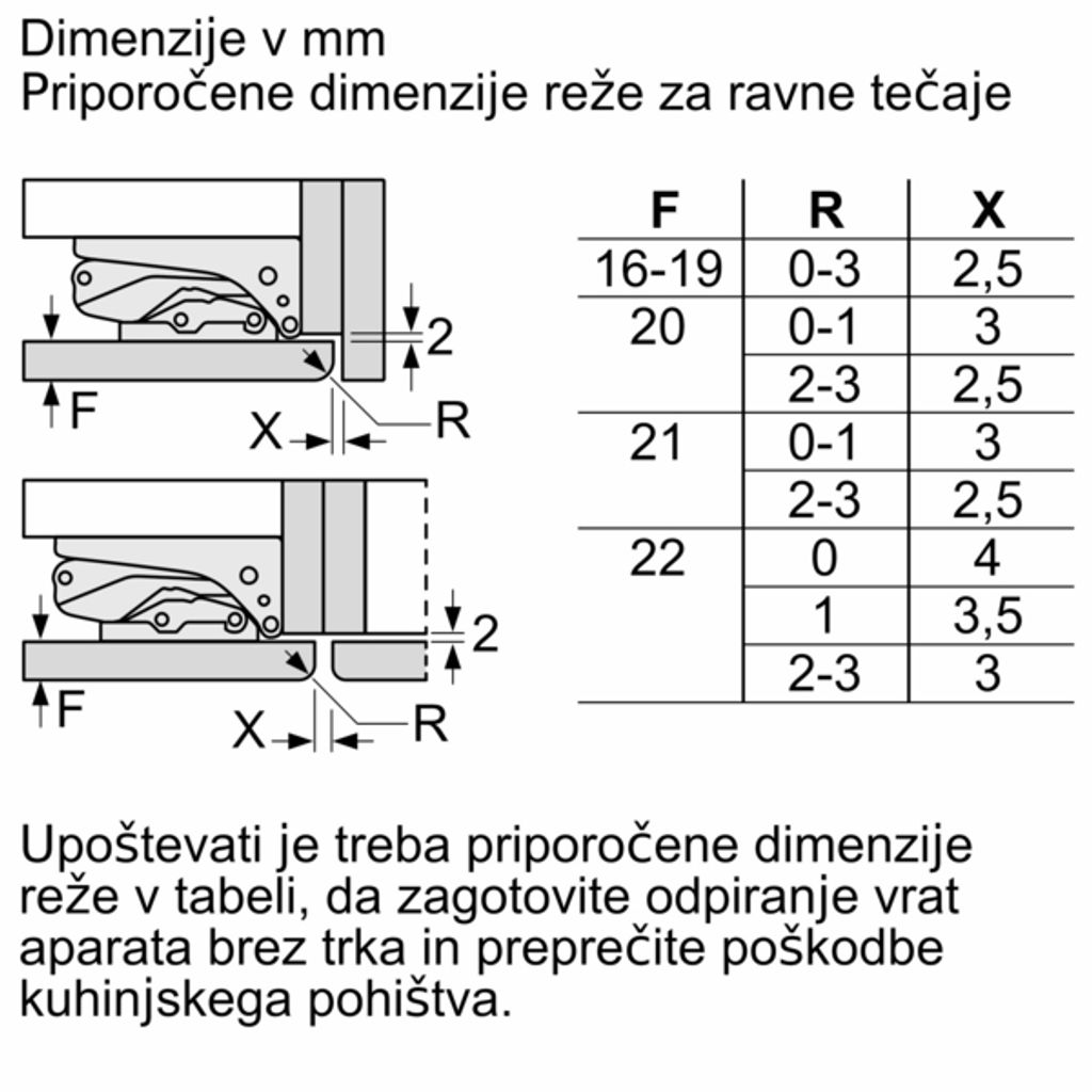 BOSCH KIN86ADD0 Vgradni hladilnik z zamrzovalnikom spodaj