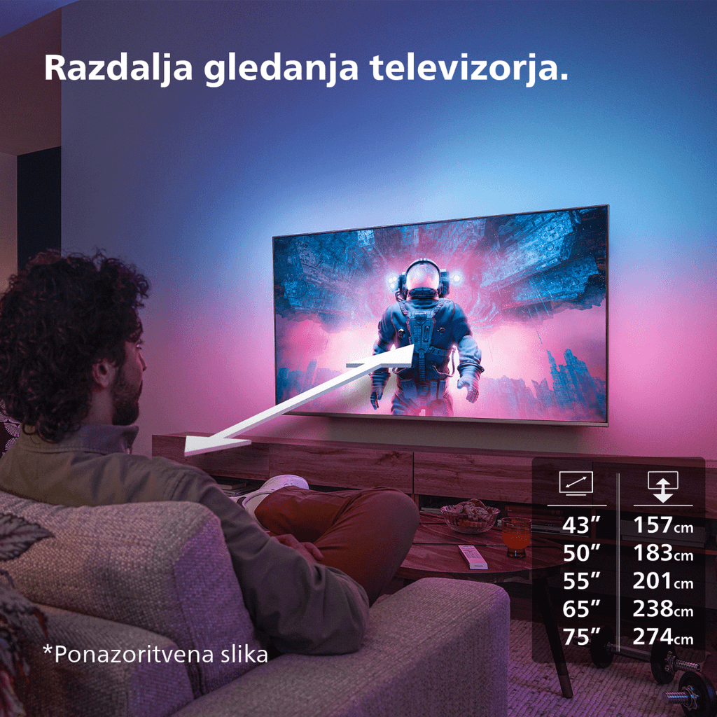 PHILIPS televizija LED TV (50PUS8319)