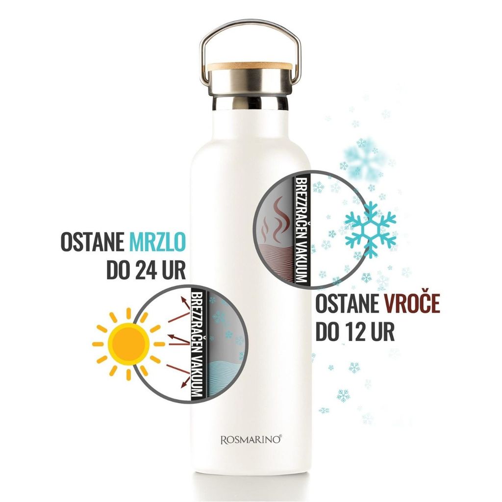 ROSMARINO Termovka Hot&Cold,750ml,bel