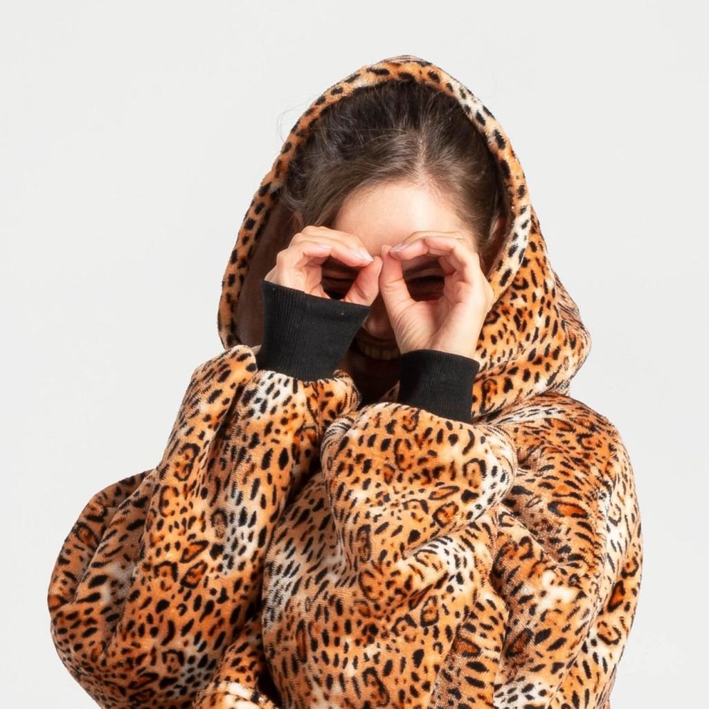 SVILANIT Odeja Hoodie Leopard