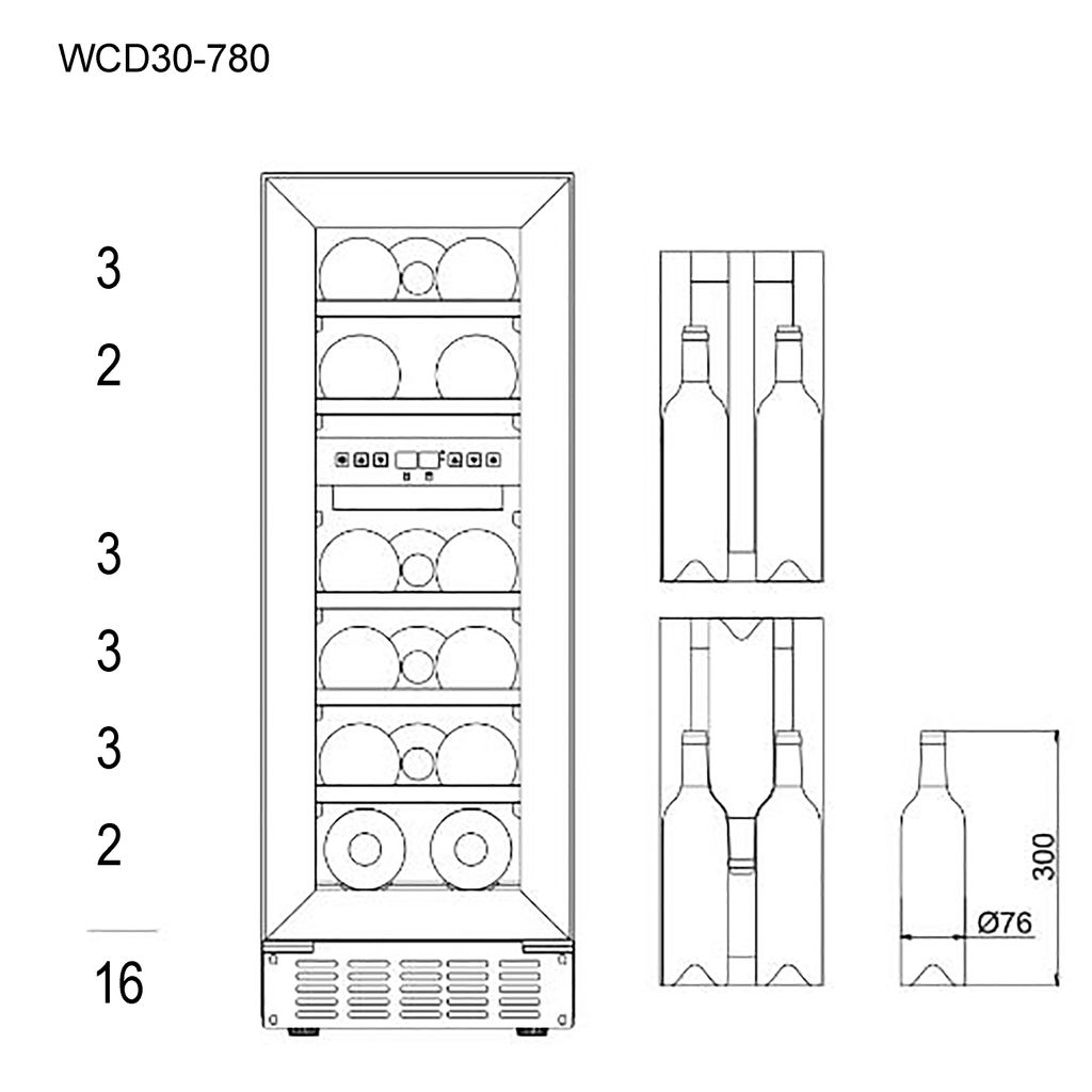 WineCave 780 30D mQuvée vinska vitrina