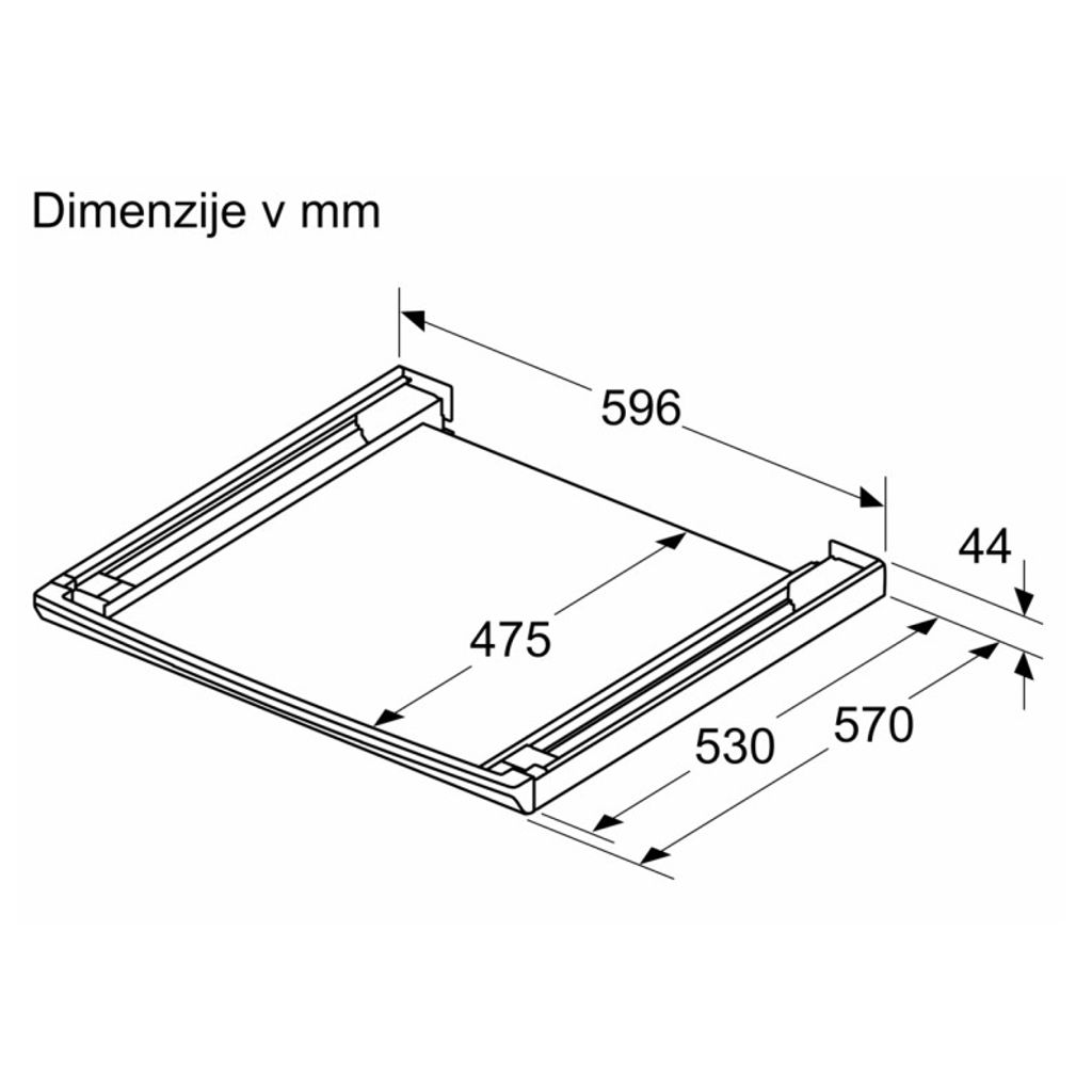 BOSCH Dodatni pribor za pralne/sušilne stroje, WTZ27500