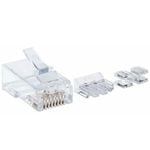 INTELLINET 3-točkovni modularni konektorji Cat6A RJ45 UTP, 80 kos