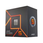 AMD procesor Ryzen 5 7600 3.8GHz 32MB 65W Wraith Prism hladilnik BOX 