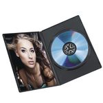 HAMA Slim DVD Jewel Case, pakiranje po 25 kosov, črna