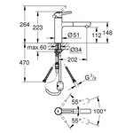 GROHE izvlečna enoročna kuhinjska armatura Concetto (31129001)