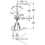 GROHE enoročna kuhinjska armatura Minta - supersteel (30274DC0)