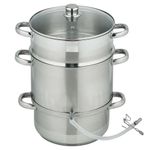 Parni sokovnik Edition Red 7l / 26cm / indukcija / inox, steklo